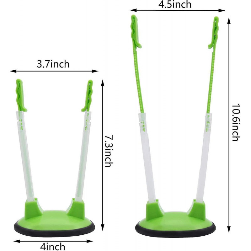 Bag Holder For Plastic Bags,freezer Meal Ziplock Bag Holder4pcs