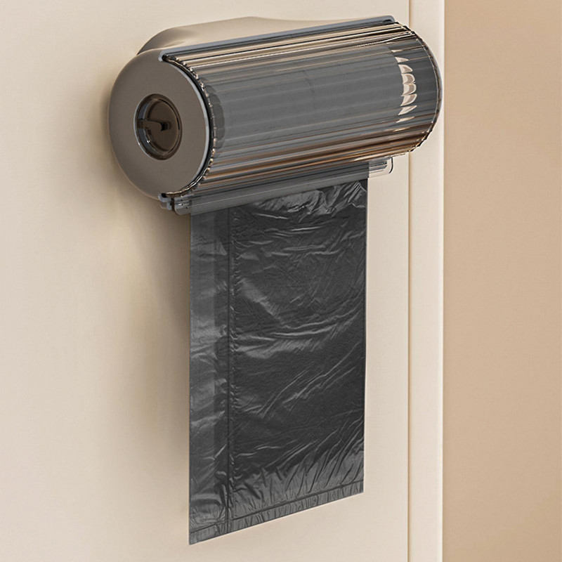 Wall Mounted Trash Bag Dispenser Plastic Bags Shopping Bag Container