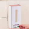 Pack Of 2 Plastic Bin Bag Organiser Dispenser, Mounted Plastic Bag Dispenser, Bag Holder Plastic