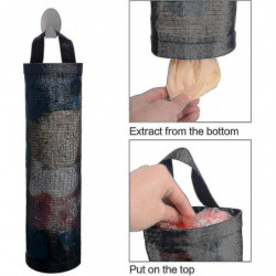 Plastic Bag Holder Dispenser Hanging Folding Mesh Garbage Bag Trash Bags Ho Plastic Bag Holder Dispenser Hanging Folding Mesh Garbage Bag Trash Bags Ho