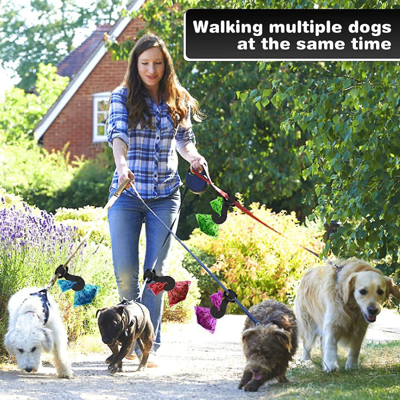 Dog Poop Bag Holder, Dog Leash Waste Bag Holder Silicone Dog Poop Bag Dispenser For Dog Walking Bike Accessory [...]