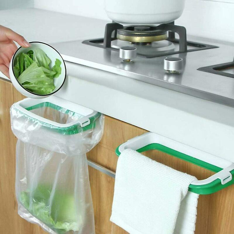 Pieces Hanging Trash Bag Holder, Trash Bag Storage Rack, Trash Bag Holder Trash Holder Over Cabinet Door, Garbage [...]