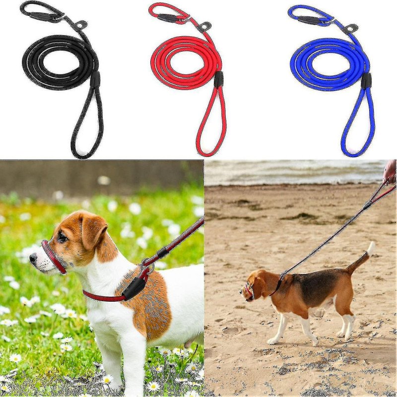 Pet Supplies Dog Mouth Leash Super Soft Nylon Leash Outdoor Dog Leash Pet Leash