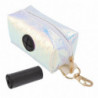 Large Capacity Dog Poop Bag Dispenser with 1 Roll - Poop Bag Holder for Leash