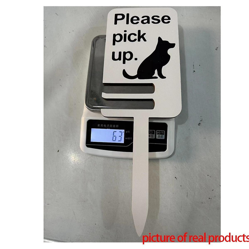 Character Sign with Bag Holder, Dog Lawn Sign, Please Clean Up After Your Pet