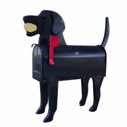 Garden Animal Shape Mailbox Weatherproof Dog and Pig Postal Box for Farm Yard Patio Mailbox Outdoor A Garden Animal Shape Mailbox Weatherproof Dog and Pig Postal Box for Farm Yard Patio Mailbox Outdoor A