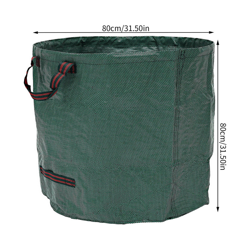 2Pcs 80x80cm Recycled Leaf Waste Bags 400L capacity 2Pcs 80x80cm Recycled Leaf Waste Bags 400L capacity