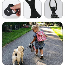 4pcs Dog Poop Bag Holder, Dog Leash Waste Bag Holder Silicone Dog Poop Bag Dispenser For Dog Walking Bike [...]