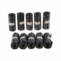 10pcs Pet Dog Puppy Waste Poop Bags Standard And Biodegradable Black 10pcs Pet Dog Puppy Waste Poop Bags Standard And Biodegradable Black