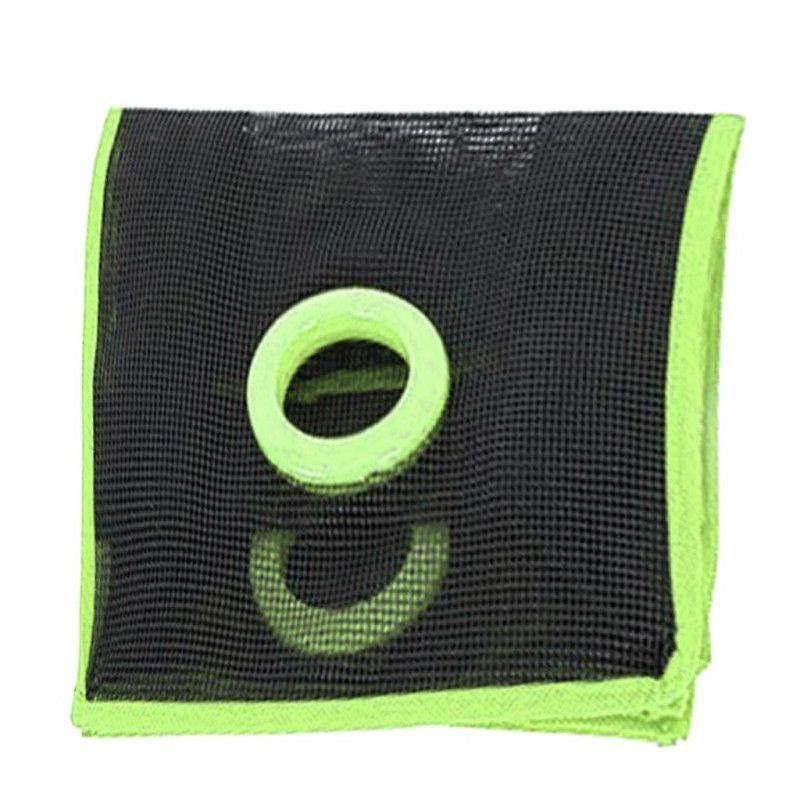 Hanging Folding Mesh Garbage Bag Storage Bag Trash Bags Holder Green (s)