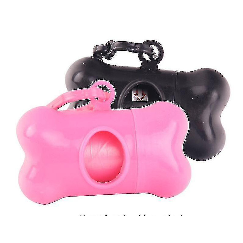 Pet Dog Poop Waste Bag Dispenser Bone Shape Dispensers Portable Garbage Bag Pet Dog Poop Waste Bag Dispenser Bone Shape Dispensers Portable Garbage Bag