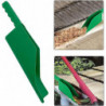 Drain Scoop Ditch Cleaning Scoop Roof Small Spade Plastic Gutter Cleaning Tool For Garden Sewer Villas (green)1pcs