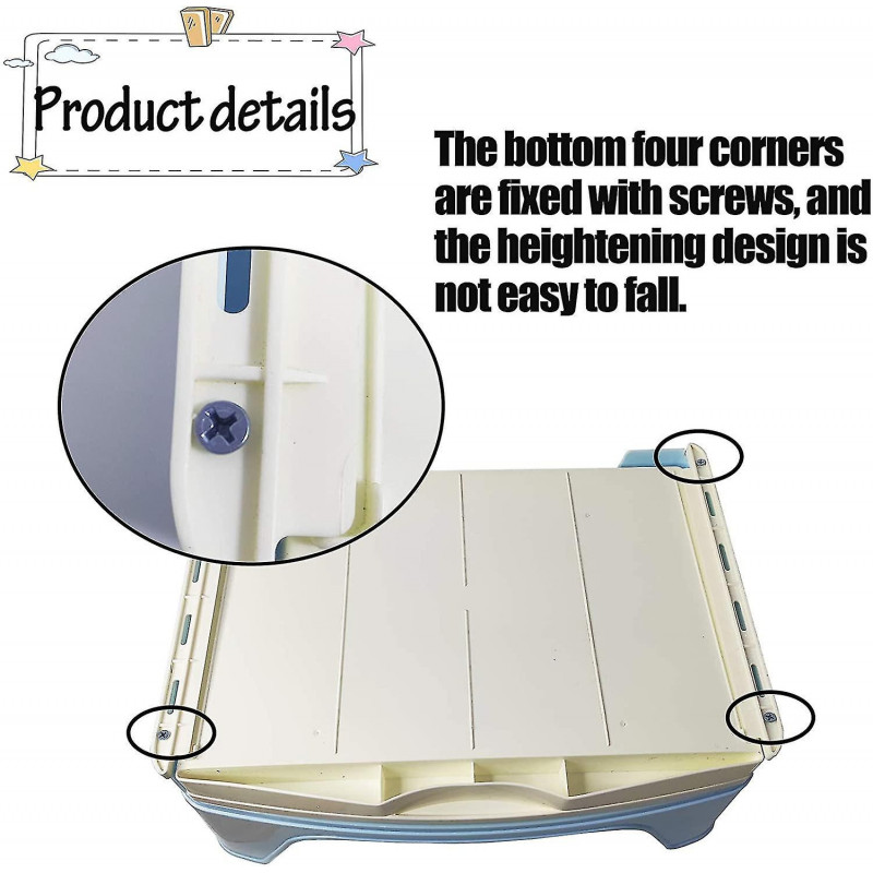 Grand entraîneur de litière de lapin, toilettes d’angle de pot avec tiroir plus grand animal de compagnie