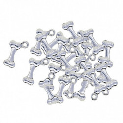 50x Tibetan Silver Cute Dog Pet Bone Shape Charms Pendant Diy Jewelry Making 50x Tibetan Silver Cute Dog Pet Bone Shape Charms Pendant Diy Jewelry Making