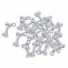 50x Tibetan Silver Cute Dog Pet Bone Shape Charms Pendant Diy Jewelry Making 50x Tibetan Silver Cute Dog Pet Bone Shape Charms Pendant Diy Jewelry Making