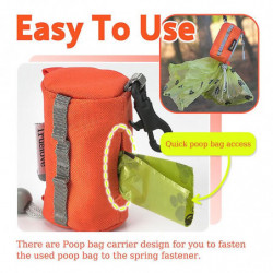 Dog Poop Bag Dispenser Pet Trash Sack Case Carrier Outdoor Clean Accessories With Hook Clip Leash For Walking Running Dog Poop Bag Dispenser Pet Trash Sack Case Carrier Outdoor Clean Accessories With Hook Clip Leash For Walking Running