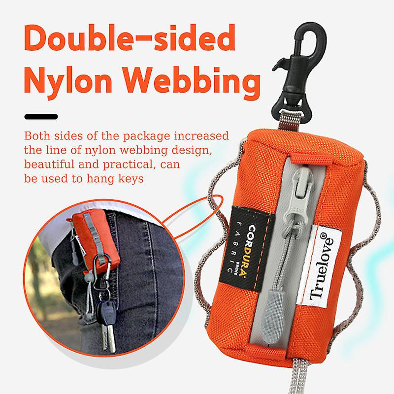 Dog Poop Bag Dispenser Pet Trash Sack Case Carrier Outdoor Clean Accessories With Hook Clip Leash For Walking Running