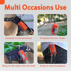 Dog Poop Bag Dispenser Pet Trash Sack Case Carrier Outdoor Clean Accessories With Hook Clip Leash For Walking Running Dog Poop Bag Dispenser Pet Trash Sack Case Carrier Outdoor Clean Accessories With Hook Clip Leash For Walking Running