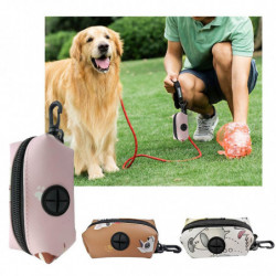 Pet Waste Bags Dispenser Dog Poop Bags Holder With Hook For Leash Backpack Pet Waste Bags Dispenser Dog Poop Bags Holder With Hook For Leash Backpack