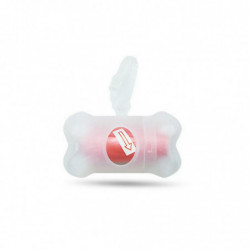 Dog Pet Bone Shaped Poubelle Bag Distributeur Transparent Nettoyants Fournitures Nettoyantes Dog Pet Bone Shaped Poubelle Bag Distributeur Transparent Nettoyants Fournitures Nettoyantes