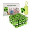 16 Rolls Dog Waste Bags Dog Poop Bag + Dispenser Excrement Pet Toilet