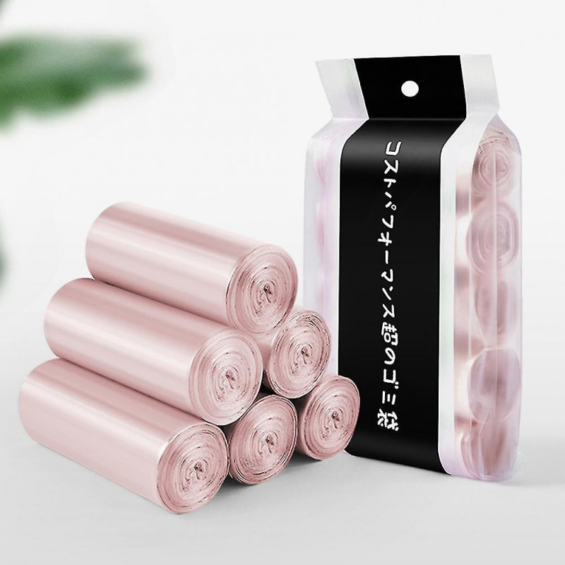 5 Rolls Of 100 Large Thicken Garbage Bags - Kitchen Rubbish Waste Trash Pouches For Home