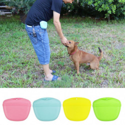 Dog Treat Bag Puppy Treats Silicone Pouch Magnetic Closure For Walking Hiking Dog Treat Bag Puppy Treats Silicone Pouch Magnetic Closure For Walking Hiking