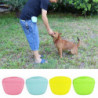 Dog Treat Bag Puppy Treats Silicone Pouch Magnetic Closure For Walking Hiking