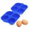 4 Grid Egg Box Carrier Folding Carton Holder Outdoor Bbq Picnic Shockproof