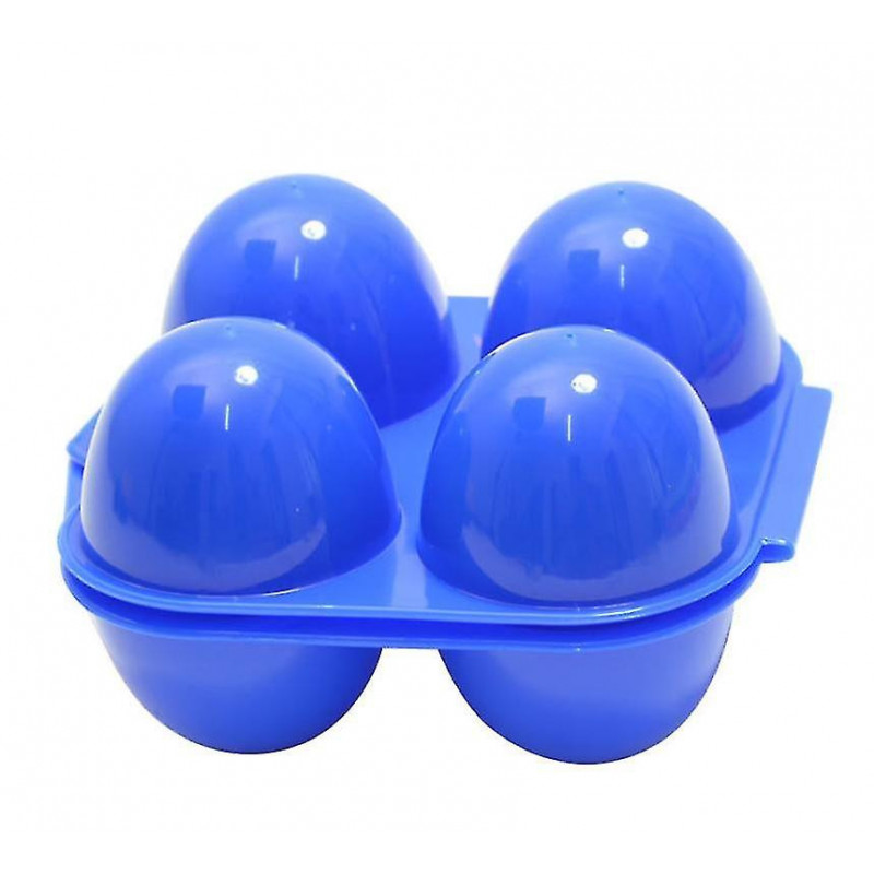 4 Grid Egg Box Carrier Folding Carton Holder Outdoor Bbq Picnic Shockproof