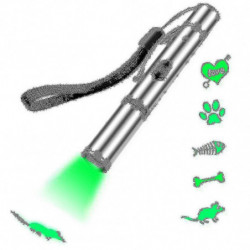 Drôle de chat Chien lampe de poche avec 5 modèles Usb Charge Souris Poisson Forme d’os Lumière Pet Training Chat [...]