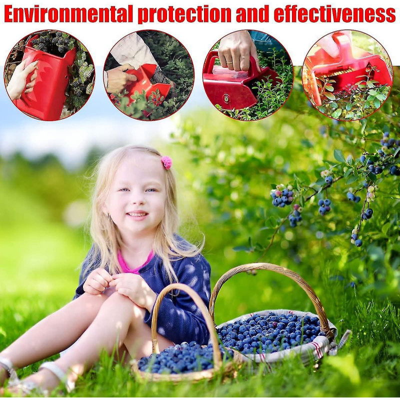Picker Ergonomic Pick Rake With Metal Comb Saving Blue Picker Scoop For Cranberries Blueberries Strawberries [...]