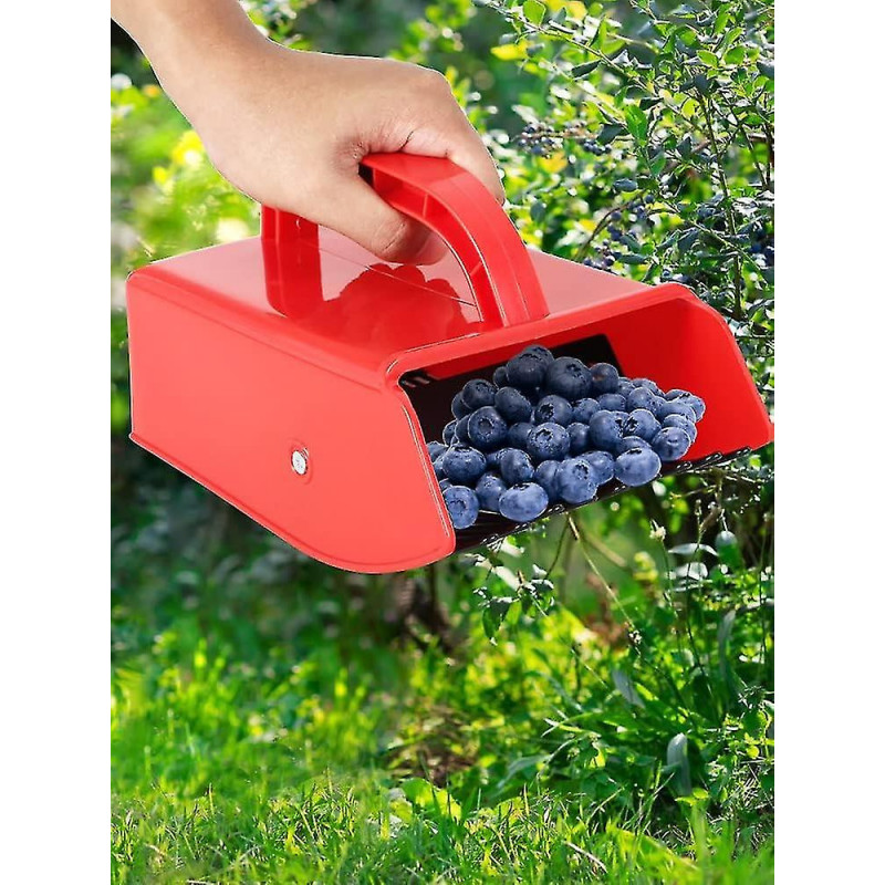 Picker Ergonomic Pick Rake With Metal Comb Saving Blue Picker Scoop For Cranberries Blueberries Strawberries [...]