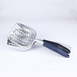 Cat Little Kitty Scoop With Rubber Handle Pet Cleaner Scooper Sand Shovel Waste Scoop