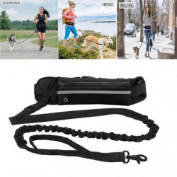 Dog Hands Free Leash With Zipper Pouch Reflective Running Leash Waist Bag Pack For Jogging Walking Night Running Dog Hands Free Leash With Zipper Pouch Reflective Running Leash Waist Bag Pack For Jogging Walking Night Running