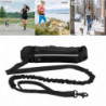 Dog Hands Free Leash With Zipper Pouch Reflective Running Leash Waist Bag Pack For Jogging Walking Night Running