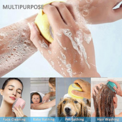 Scrubber With Dispenser For Er, 3 Pack Silic Exfoliat Scrubber With Dispenser For Er, 3 Pack Silic Exfoliat