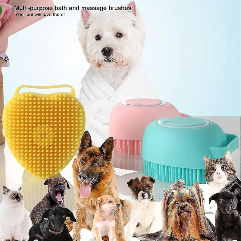 Scrubber With Dispenser For Er, 3 Pack Silic Exfoliat