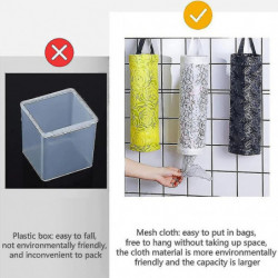 Porte-sac en plastique Rangement suspendu Sac d’épicerie Porte-sacs poubelles Organisateur Excellent Porte-sac en plastique Rangement suspendu Sac d’épicerie Porte-sacs poubelles Organisateur Excellent