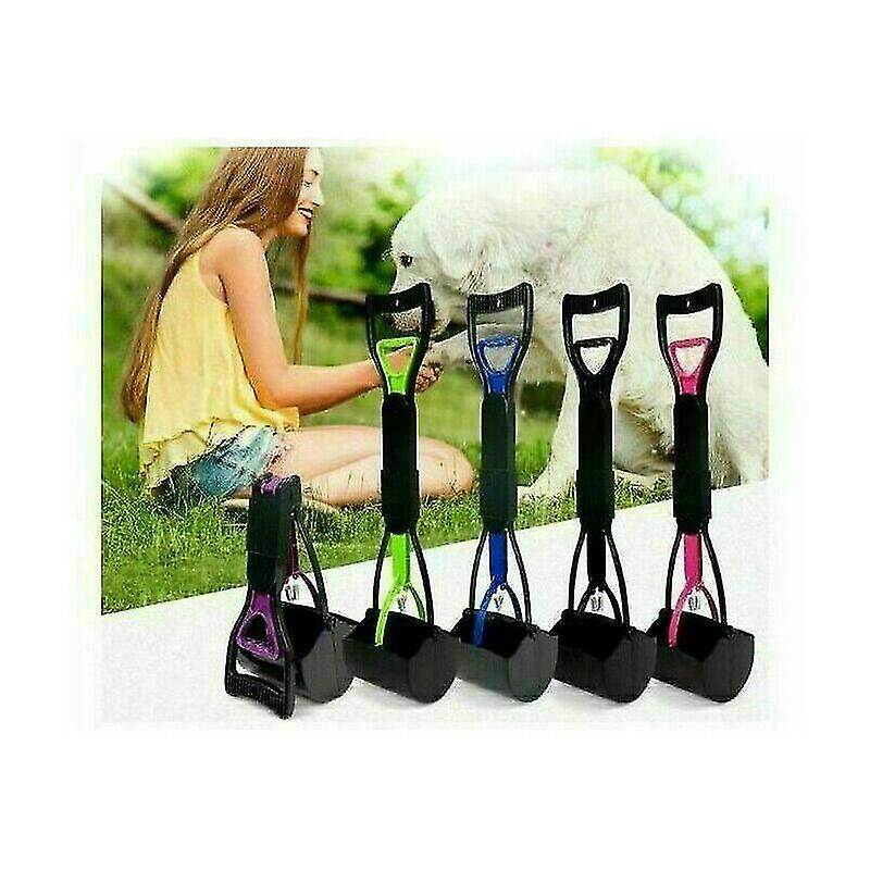 Shovels Poop Picker Pet Supplies Toilet Pick Up Larger Pliers Long Handle Foldable Dog Toilet Shovel Artifact black