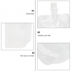50 Pcs Dispenser Container Beverages Bag Plastic Liquor Bags Disposable Drink Bags Drinking Flask Bags