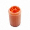 Yaju Pet Cleaning Products Silicone Foot Wash Cup (1pcs,orange Large)