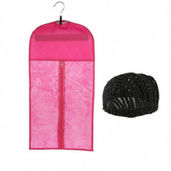 Perruques à cheveux Support de sac de rangement + Cornrow Casquette de dentelle tressée réglable Perruques à cheveux Support de sac de rangement + Cornrow Casquette de dentelle tressée réglable