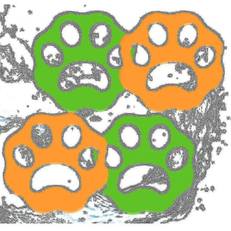 4 Pcs Reusable Washing Machine Hair Catcher Viscous Hair Cleaning
