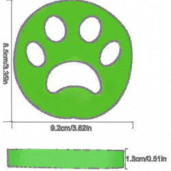 4 Pcs Reusable Washing Machine Hair Catcher Viscous Hair Cleaning