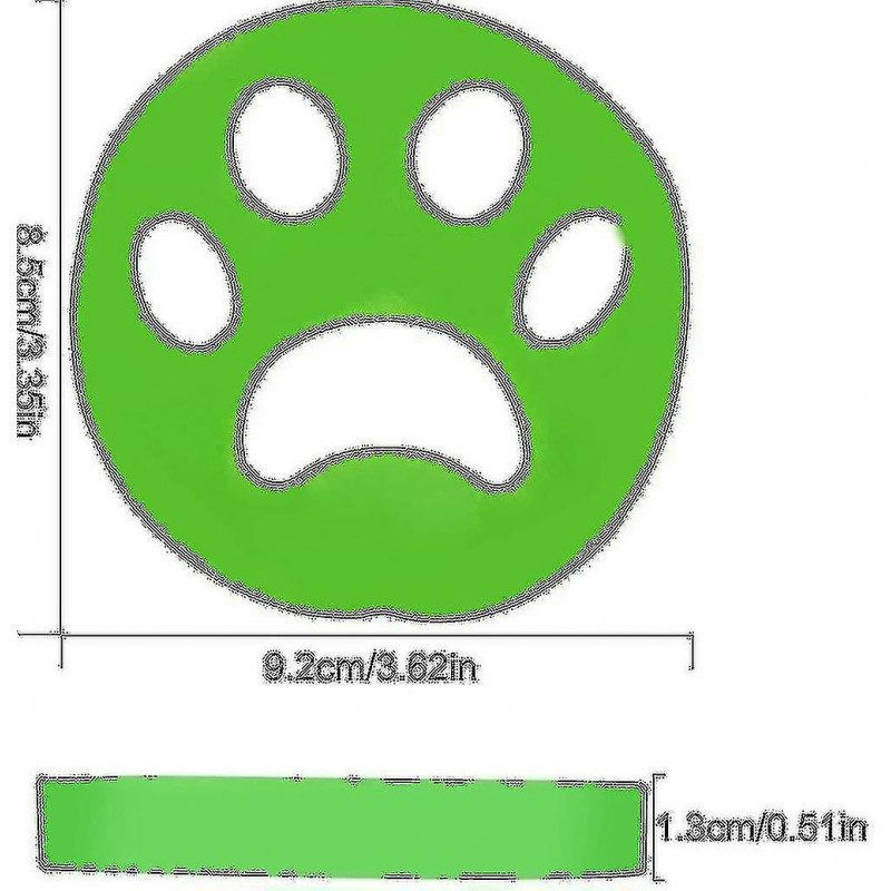 4 Pcs Reusable Washing Machine Hair Catcher Viscous Hair Cleaning