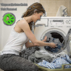 4 Pcs Reusable Washing Machine Hair Catcher Viscous Hair Cleaning