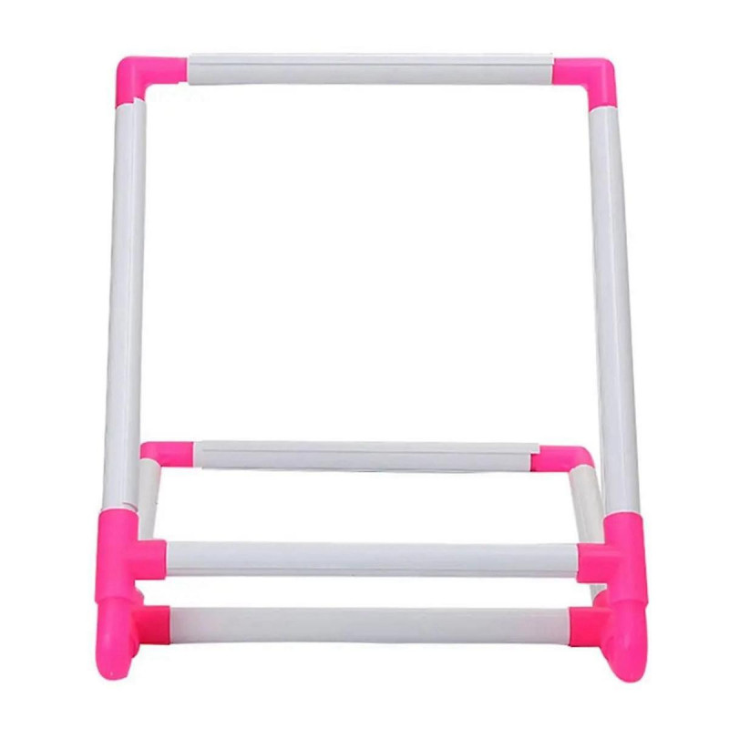 Rectangle Plastic Clip Embroidery Frame Hoop Stand Holder Easy Operation Supplies - 30X25X20cm Rectangle Plastic Clip Embroidery Frame Hoop Stand Holder Easy Operation Supplies - 30X25X20cm