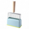 Metal Cats Litter Scoop with Holder Stand, Heavy Duty and Easy Clean Blue Metal Cats Litter Scoop with Holder Stand, Heavy Duty and Easy Clean Blue