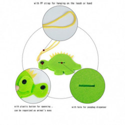 Pets Dogs Poop Waste Dispenser Box Poop Waste Disposal Bag Holder Green Pets Dogs Poop Waste Dispenser Box Poop Waste Disposal Bag Holder Green